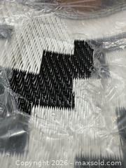 MaxSold Auction: Flatweave Aztec Area rug 9'x12' - Los Angeles (California, USA) SELLER MANAGED Downsizing Online Auction - North Wilmington Boulevard