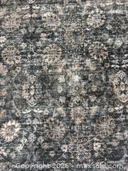 MaxSold Auction: Green Traditional Persian inspired Area Rug, 6' x 9' - Los Angeles (California, USA) SELLER MANAGED Downsizing Online Auction - North Wilmington Boulevard