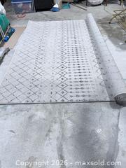 MaxSold Auction: Ivory and  Grey Moroccan Area Rug, 8'x10' - Los Angeles (California, USA) SELLER MANAGED Downsizing Online Auction - North Wilmington Boulevard