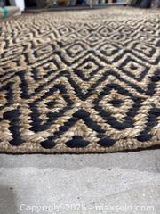 MaxSold Auction: Jute 8x10 Black&White Area rug - Los Angeles (California, USA) SELLER MANAGED Downsizing Online Auction - North Wilmington Boulevard
