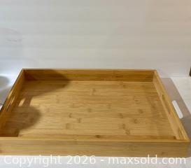 MaxSold Auction: Set: 4 Glass jars, Wire Fruit Basket, Bamboo Placemats and Bamboo tray - Los Angeles (California, USA) SELLER MANAGED Downsizing Online Auction - North Wilmington Boulevard