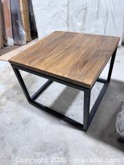 MaxSold Auction: Set of 2 Industrial Square Side Tables - Los Angeles (California, USA) SELLER MANAGED Downsizing Online Auction - North Wilmington Boulevard