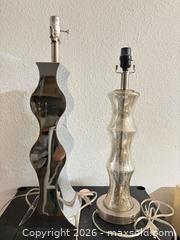 MaxSold Auction: Two Silver Table Lamps - Los Angeles (California, USA) SELLER MANAGED Downsizing Online Auction - North Wilmington Boulevard