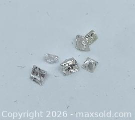 MaxSold Auction: NATURAL! (0.54ctw) SLIGHTLY CHIPPED PRINCESS WHITE DIAMONDS - Toronto (Ontario, Canada) PARTNER MANAGED Downsizing Online Auction - Queen Street East