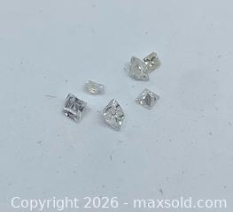 MaxSold Auction: NATURAL! (0.54ctw) SLIGHTLY CHIPPED PRINCESS WHITE DIAMONDS - Toronto (Ontario, Canada) PARTNER MANAGED Downsizing Online Auction - Queen Street East