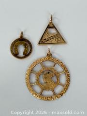 MaxSold Auction: 10k Gold Pendants x3  - Toronto (Ontario, Canada) PARTNER MANAGED Estate Sale Online Auction - Dunvegan Road