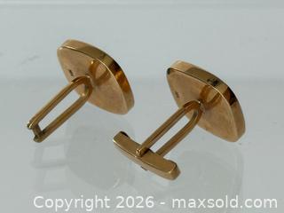 MaxSold Auction: 18K Gold + Lapis Cufflinks  - Toronto (Ontario, Canada) PARTNER MANAGED Estate Sale Online Auction - Dunvegan Road