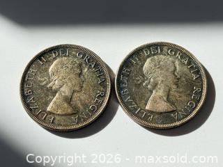 MaxSold Auction: 1953 Canadian Silver Dollars x2  - Toronto (Ontario, Canada) PARTNER MANAGED Estate Sale Online Auction - Dunvegan Road
