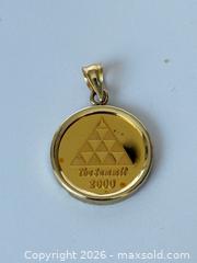 MaxSold Auction: 24K Gold Young Presidents Coin Pendant  - Toronto (Ontario, Canada) PARTNER MANAGED Estate Sale Online Auction - Dunvegan Road