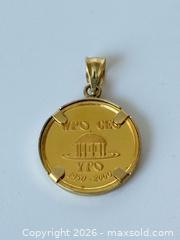 MaxSold Auction: 24K Gold Young Presidents Coin Pendant  - Toronto (Ontario, Canada) PARTNER MANAGED Estate Sale Online Auction - Dunvegan Road