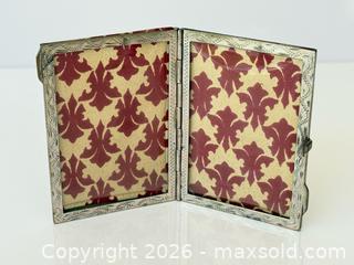 MaxSold Auction: Antique 800 European Silver Engraved Folding Pocket Picture Frame  - Toronto (Ontario, Canada) PARTNER MANAGED Estate Sale Online Auction - Dunvegan Road