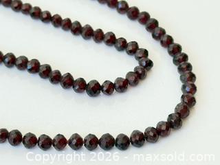 MaxSold Auction: Antique Garnet Necklace + 10K Gold Clasp  - Toronto (Ontario, Canada) PARTNER MANAGED Estate Sale Online Auction - Dunvegan Road