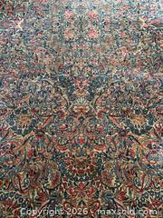 MaxSold Auction: Antique Large Hand Knotted Kerman Persian Wool Rug 9x16 - Toronto (Ontario, Canada) PARTNER MANAGED Estate Sale Online Auction - Dunvegan Road
