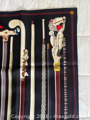 MaxSold Auction: Hermès "Les Cannes" Walking Sticks Silk Twill Scarf BNIB  - Toronto (Ontario, Canada) PARTNER MANAGED Estate Sale Online Auction - Dunvegan Road