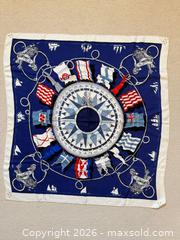MaxSold Auction: Hermès "Sextants" Nautical Silk Twill Scarf - Toronto (Ontario, Canada) PARTNER MANAGED Estate Sale Online Auction - Dunvegan Road
