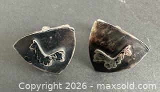 MaxSold Auction: Sterling Silver Llama Cuff Links + Tie Clips - Toronto (Ontario, Canada) PARTNER MANAGED Estate Sale Online Auction - Dunvegan Road