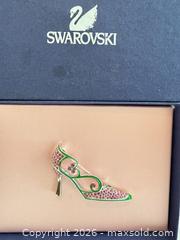MaxSold Auction: Swarovski Crystal + Enamel Shoe Brooch BNIB - Toronto (Ontario, Canada) PARTNER MANAGED Estate Sale Online Auction - Dunvegan Road