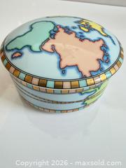 MaxSold Auction: Tiffany & Co World Map Ceramic Trinket Box  - Toronto (Ontario, Canada) PARTNER MANAGED Estate Sale Online Auction - Dunvegan Road