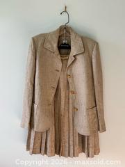 MaxSold Auction: Vintage CELINE Paris Women’s Vintage 2-Piece Suit Tweed Blazer & Pleated Skirt - Toronto (Ontario, Canada) PARTNER MANAGED Estate Sale Online Auction - Dunvegan Road