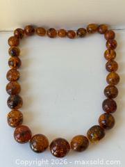 MaxSold Auction: Vintage Large Polished Baltic Amber Beaded Necklace - Toronto (Ontario, Canada) PARTNER MANAGED Estate Sale Online Auction - Dunvegan Road