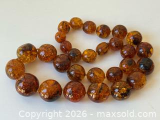 MaxSold Auction: Vintage Large Polished Baltic Amber Beaded Necklace - Toronto (Ontario, Canada) PARTNER MANAGED Estate Sale Online Auction - Dunvegan Road