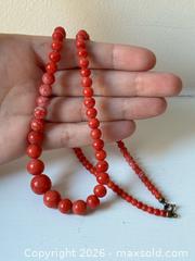 MaxSold Auction: Vintage Natural Coral Bead Necklace + Beads  - Toronto (Ontario, Canada) PARTNER MANAGED Estate Sale Online Auction - Dunvegan Road