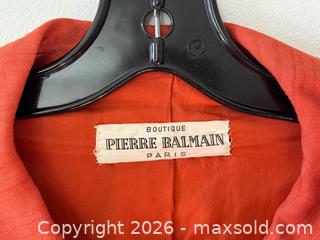 MaxSold Auction: Vintage Pierre Balmain Boutique Women’s Belted Jacket and Skirt Silk Suit - Toronto (Ontario, Canada) PARTNER MANAGED Estate Sale Online Auction - Dunvegan Road