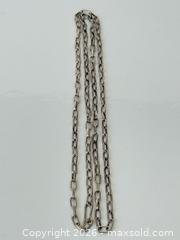 MaxSold Auction: Vintage Sterling Silver Chain Link Necklace  - Toronto (Ontario, Canada) PARTNER MANAGED Estate Sale Online Auction - Dunvegan Road