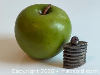 MaxSold Auction: Vintage Sterling Silver Perfume Bottle with Amethyst Cabochon Stopper - Toronto (Ontario, Canada) PARTNER MANAGED Estate Sale Online Auction - Dunvegan Road