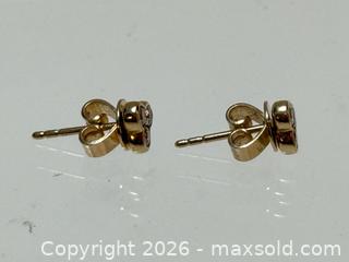 MaxSold Auction: 14K Gold + Diamond Stud Earrings  - Toronto (Ontario, Canada) PARTNER MANAGED Estate Sale Online Auction - Glen Road