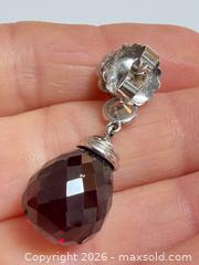 MaxSold Auction: 18k Gold Diamond Stud Earrings with Removable Garnet Drops Appraisal  - Toronto (Ontario, Canada) PARTNER MANAGED Estate Sale Online Auction - Glen Road