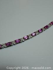 MaxSold Auction: 18k Gold Pink Sapphire + Diamond Bracelet + Appraisal - Toronto (Ontario, Canada) PARTNER MANAGED Estate Sale Online Auction - Glen Road