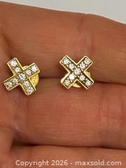 MaxSold Auction: 18kt Gold + Diamond Earrings + Appraisal  - Toronto (Ontario, Canada) PARTNER MANAGED Estate Sale Online Auction - Glen Road