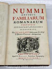 MaxSold Auction: Antique c.1703 Roman Numismatics/Coin Book  - Toronto (Ontario, Canada) PARTNER MANAGED Estate Sale Online Auction - Glen Road