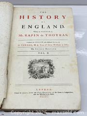 MaxSold Auction: Antique c.1732 Rapin’s History of England Vol 2 Book - Toronto (Ontario, Canada) PARTNER MANAGED Estate Sale Online Auction - Glen Road