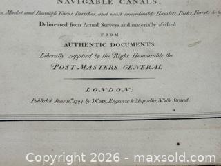 MaxSold Auction: Antique c.1794 England + Wales & Scotland Map Book  - Toronto (Ontario, Canada) PARTNER MANAGED Estate Sale Online Auction - Glen Road