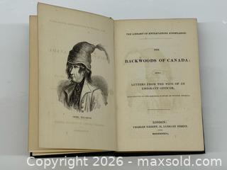 MaxSold Auction: Antique c.1836 Illustrated Backwoods of Canada Book - Toronto (Ontario, Canada) PARTNER MANAGED Estate Sale Online Auction - Glen Road