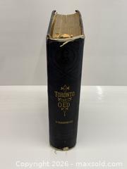 MaxSold Auction: Antique c.1878 Toronto of Old Illustrated Book  - Toronto (Ontario, Canada) PARTNER MANAGED Estate Sale Online Auction - Glen Road