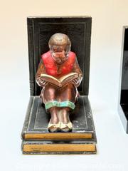 MaxSold Auction: Antique Cold Painted Cast Metal Chinese Scholar Bookends  - Toronto (Ontario, Canada) PARTNER MANAGED Estate Sale Online Auction - Glen Road