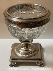 MaxSold Auction: Antique Silver + Cut Crystal Glass Pedestal Bowl  - Toronto (Ontario, Canada) PARTNER MANAGED Estate Sale Online Auction - Glen Road