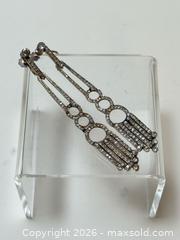 MaxSold Auction: Art Deco Silver + Rhinestone Paste Earrings  - Toronto (Ontario, Canada) PARTNER MANAGED Estate Sale Online Auction - Glen Road