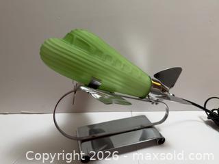 MaxSold Auction: Art Deco Style Sarsaparilla Chrome Airplane Table Lamp - Toronto (Ontario, Canada) PARTNER MANAGED Estate Sale Online Auction - Glen Road