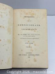 MaxSold Auction: C.1842 Excursions in Newfoundland 2 Vol Books  - Toronto (Ontario, Canada) PARTNER MANAGED Estate Sale Online Auction - Glen Road