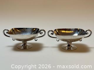 MaxSold Auction: Italian Pampaloni Hammered Sterling Pedestal Nut Dishes x2 - Toronto (Ontario, Canada) PARTNER MANAGED Estate Sale Online Auction - Glen Road
