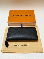 MaxSold Auction: Louis Vuitton Black Clutch Wallet in Box  - Toronto (Ontario, Canada) PARTNER MANAGED Estate Sale Online Auction - Glen Road