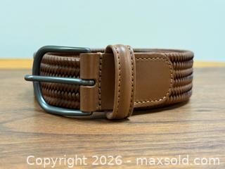 MaxSold Auction: Men’s Anderson’s Brown Woven Leather Belt  - Toronto (Ontario, Canada) PARTNER MANAGED Estate Sale Online Auction - Glen Road