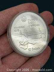 MaxSold Auction: Montreal 1976 Olympic $10 Silver Coin  - Toronto (Ontario, Canada) PARTNER MANAGED Estate Sale Online Auction - Glen Road