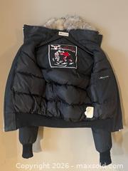 MaxSold Auction: Moose Knuckles Women's Original Debbie Black Down Filled Bomber Jacket Fox Fur Trim - Toronto (Ontario, Canada) PARTNER MANAGED Estate Sale Online Auction - Glen Road