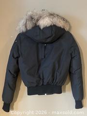 MaxSold Auction: Moose Knuckles Women's Original Debbie Black Down Filled Bomber Jacket Fox Fur Trim - Toronto (Ontario, Canada) PARTNER MANAGED Estate Sale Online Auction - Glen Road