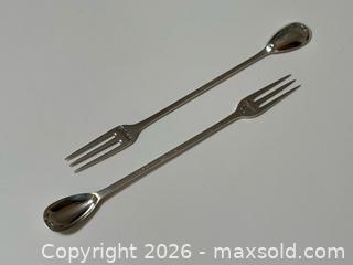 MaxSold Auction: Pair of Antique English Silver Sucket Spoons - Toronto (Ontario, Canada) PARTNER MANAGED Estate Sale Online Auction - Glen Road